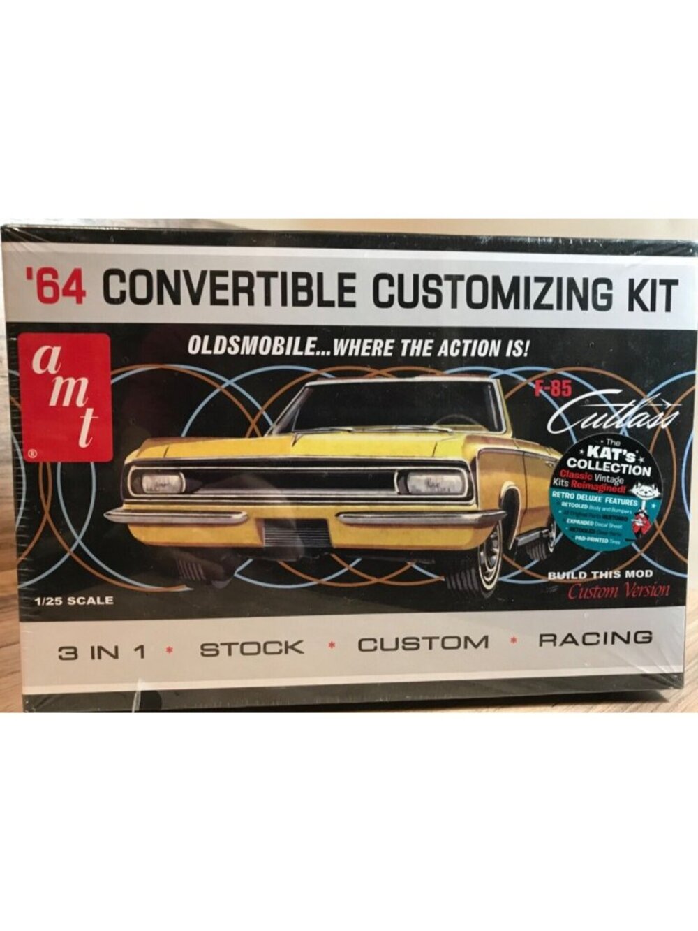 Model Kit AMT64 Oldsmobile Cutlass Convertible Customize 1/25 3 In 1 Stock